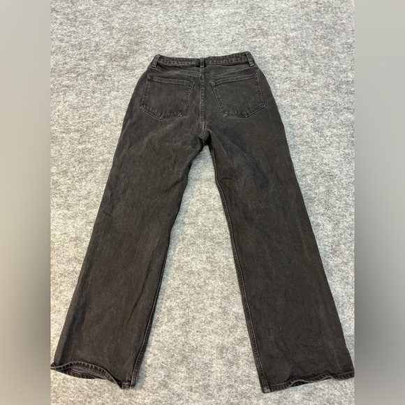 Abercrombie & Fitch the 90s Relaxed Jean High Rise in Black Size 28 - Picture 3 of 3